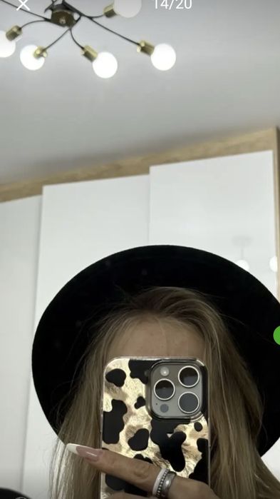 Шляпа чёрная новая