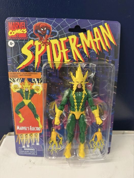 Nou&Original Marvel Legends Electro Retro Spider-Man Vintage