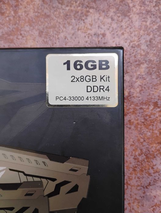 16GB (2x8GB) DDR4 4133 MT/s CL19 Samsung B-Die геймърска памет