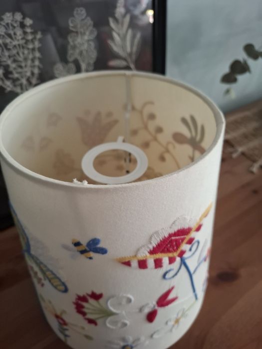 Abajur brodat Ikea bumbac 100%