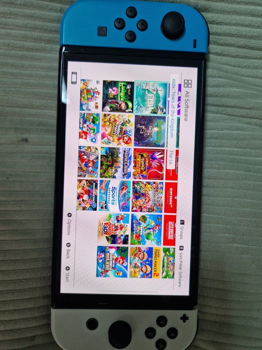 Nintendo switch Oled Modat 20 jocuri 128gb