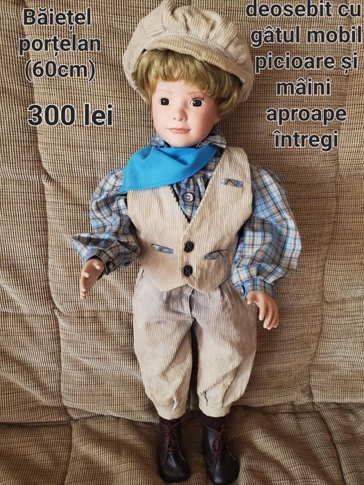 Păpuși-băieți din porțelan