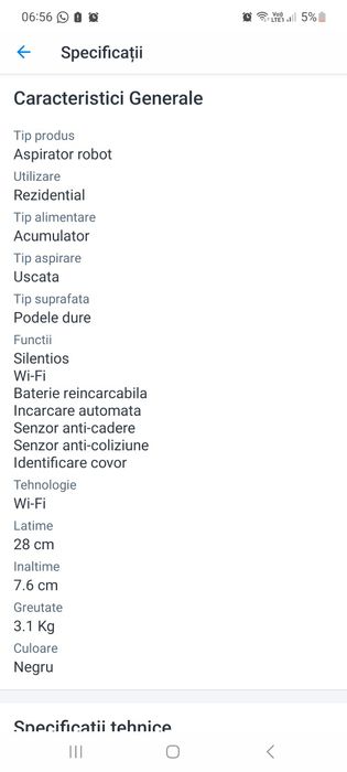 Vand robot curățenie
