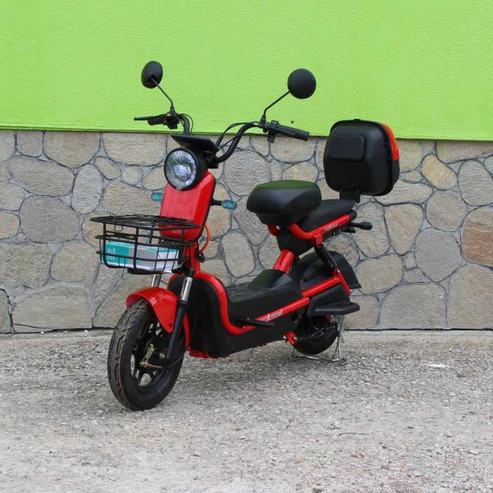 Електрически скутер с педали MaxMotors 500W/48V/15Ah – RED