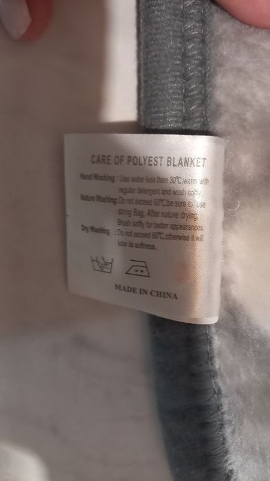 Patura groasa 185×220 cm gri