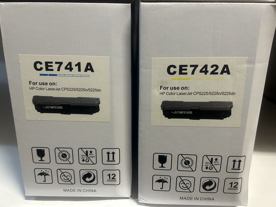 Тонер картриджи CE740A, CE741A, CE742A,, CE743A
