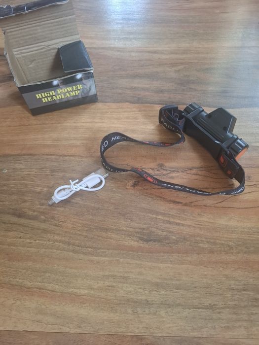 Мощен LED челник с USB зареждане – High Power Headlamp