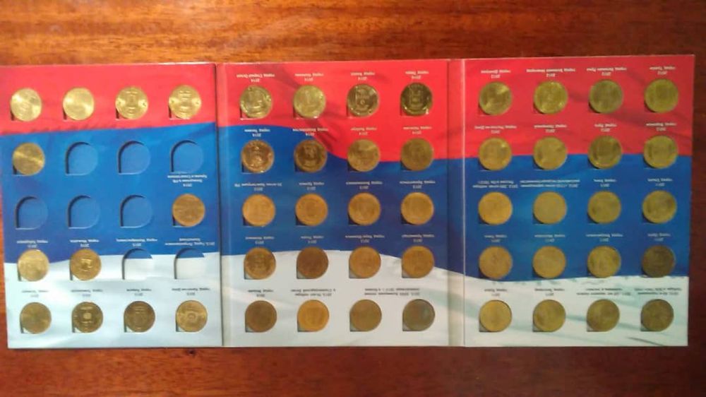 Памятные десяти рублёвые монеты России