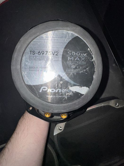 Колонки Pioner 500w овалы