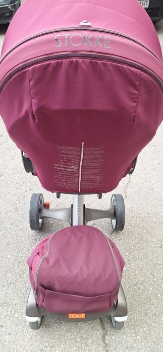 Продавам бебешка количка Stokke (летен/зимен кош и столче за кола ISOFIX )