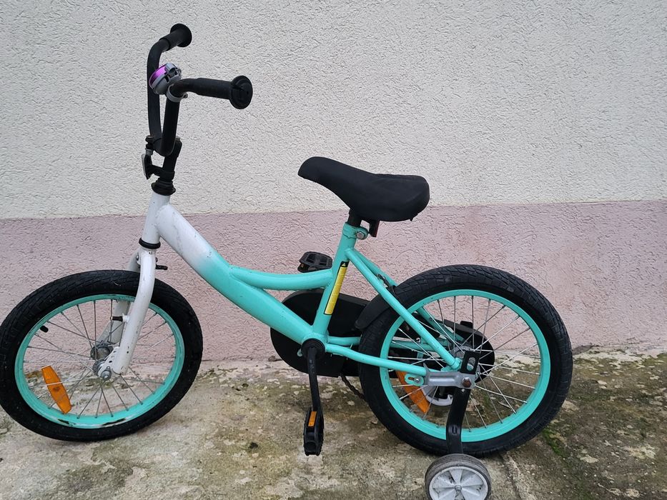 Bicicletă copii 5-8 ani cu roți ajutătoare