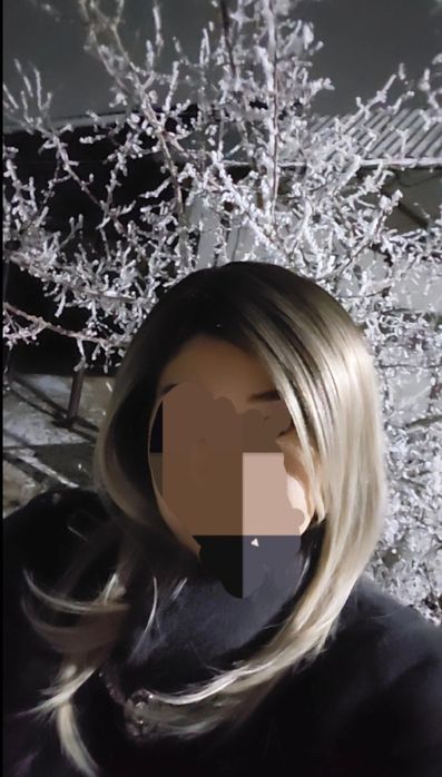 Парик покраска омбре натуральная