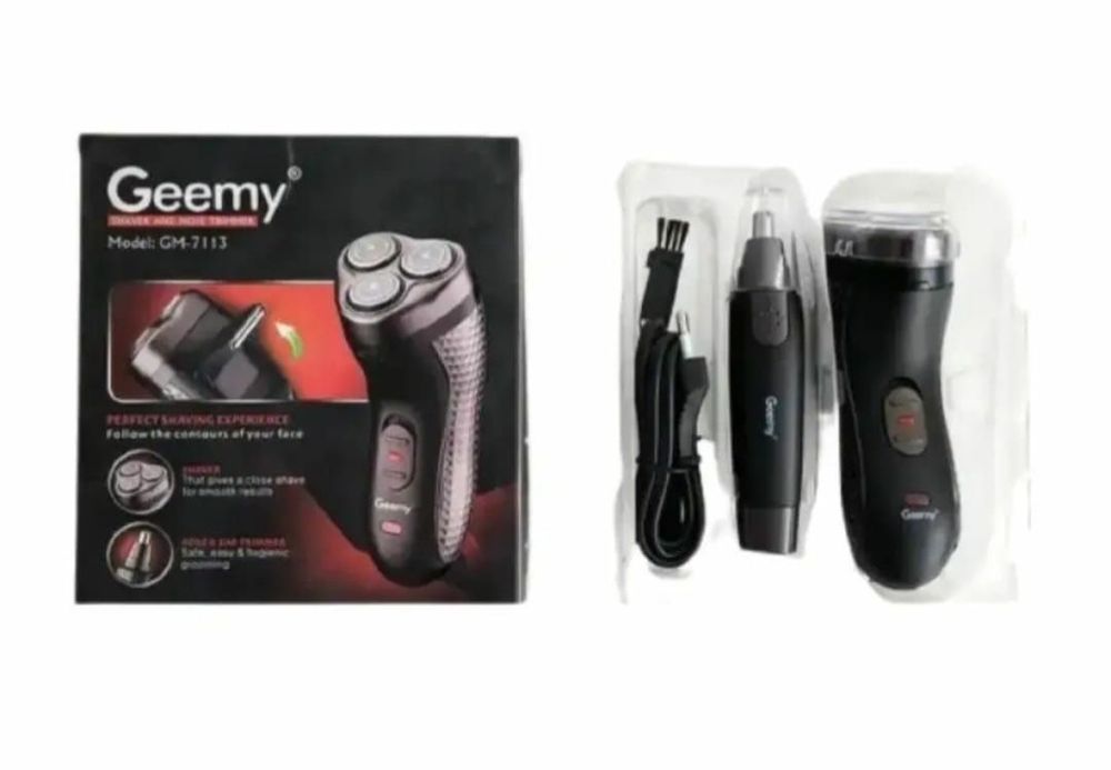 Электро-бритва, супер цена. 
3 насадки,