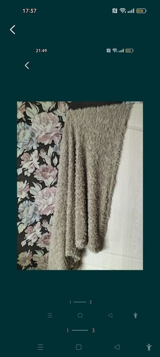 Продам плед травка бу на 2 спалку