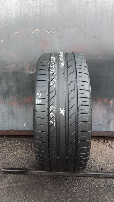 1брой лятна гума 225/45/17 Continental Conti Sport Contact 5 SSR, Runf