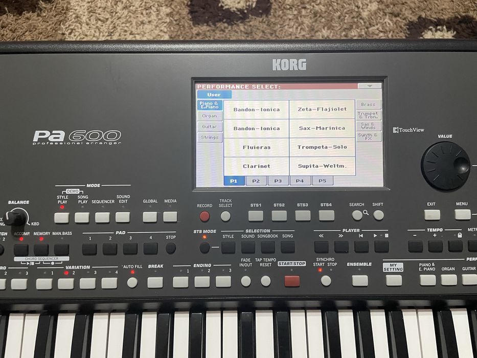 Orga korg pa 600