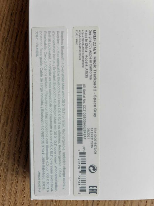 Apple Magic Trackpad 2