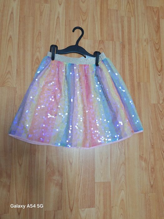 Fustă curcubeu 9-10 ani