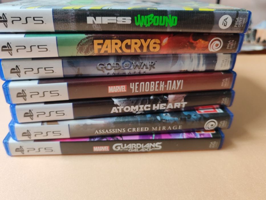 Диски ps5 игры..
