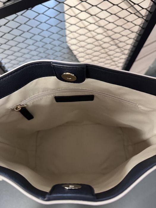 Дамска чанта рае синьо/бяло .