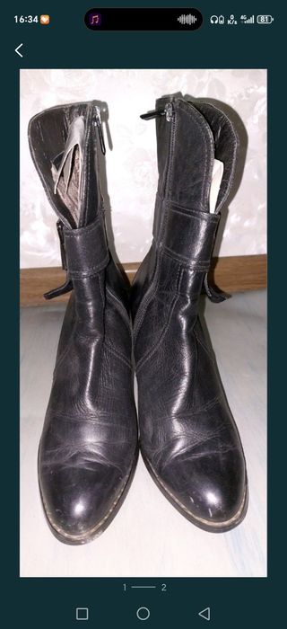 Продаю кожаные женские сапожки