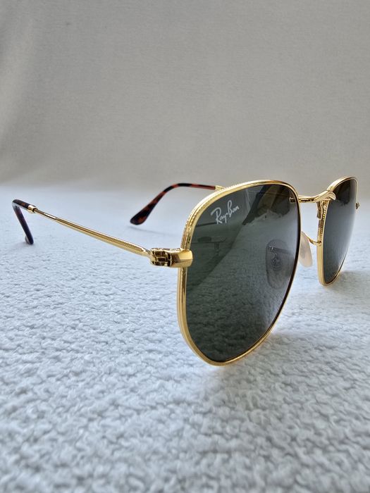Слънчеви очила Ray-Ban Hexagonal Flat Lenses Gold/Green