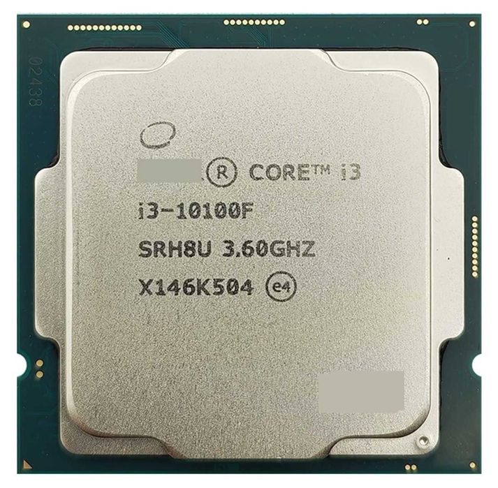 Процесор CPU Intel i3 10100F 4/8ядра 3.60 до 4.30 GHz LGA 1200