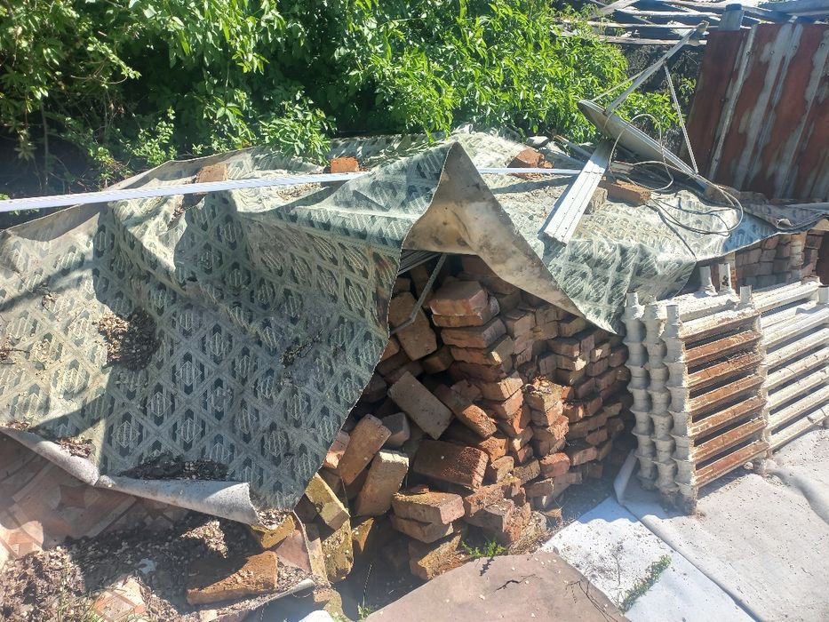 красный кирпич б/у