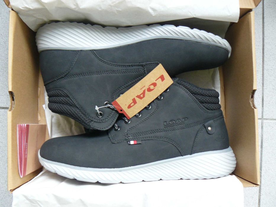 Ghete Barbati LOAP Noi,Originali In Cutie,Culoare Negru,Marime 44