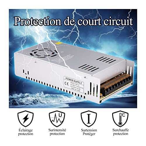 Захранване 12V 30A 360W AC/DC SMPS адаптер