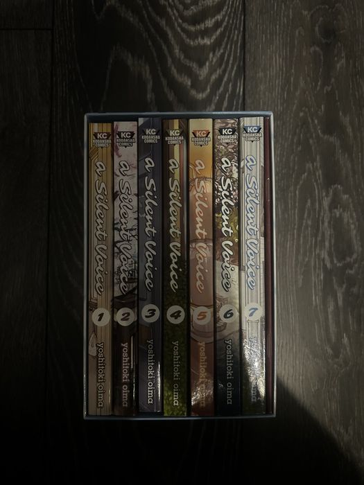Set manga A silent voice 1-7