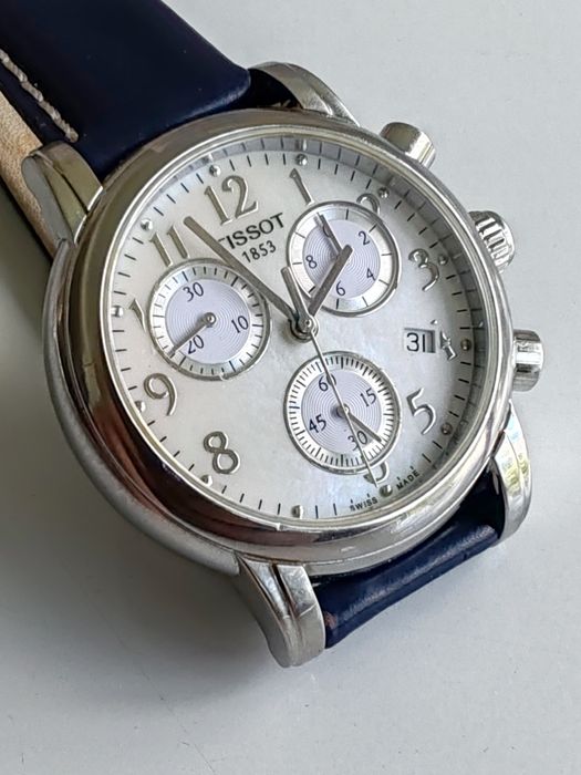 Ceas Tissot T Classic Chronograph Cadran Perlat - Dama