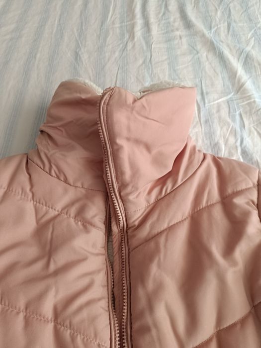 Пухено яке с висока яка