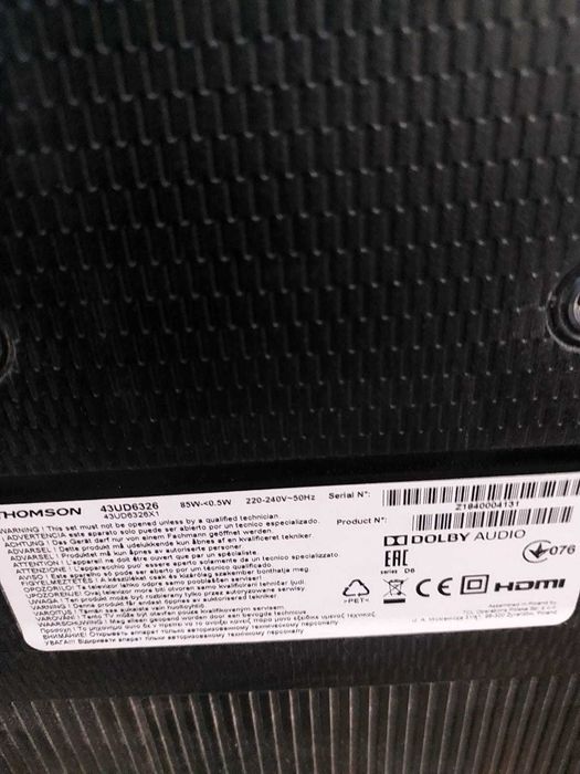 Телевизор на запчасти