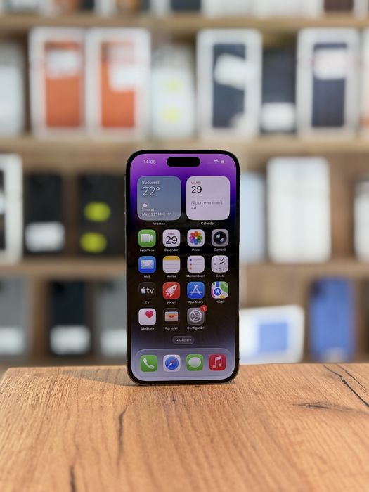 iPhone 14 Pro 256GB Purple/Baterie100%/Garantie 12 luni @atsgsm.ro
