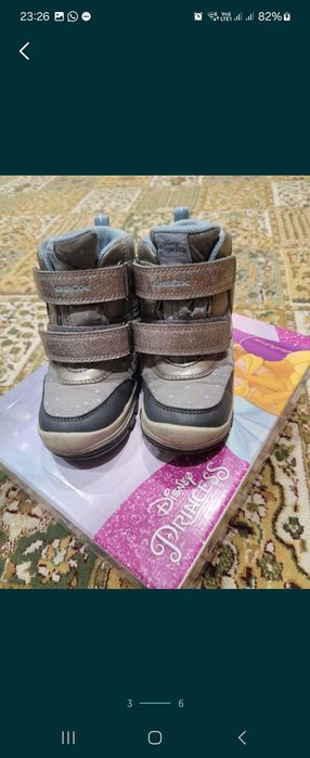 Ботинки сапожки для девочки Geox