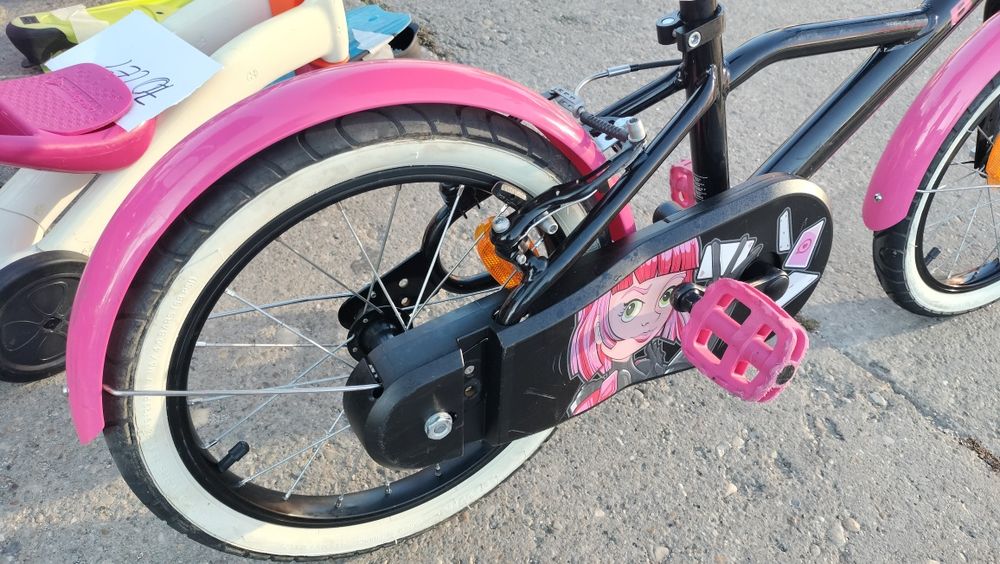 Bicicleta fetițe B'Twin 16" 500 Spy Hero Girl