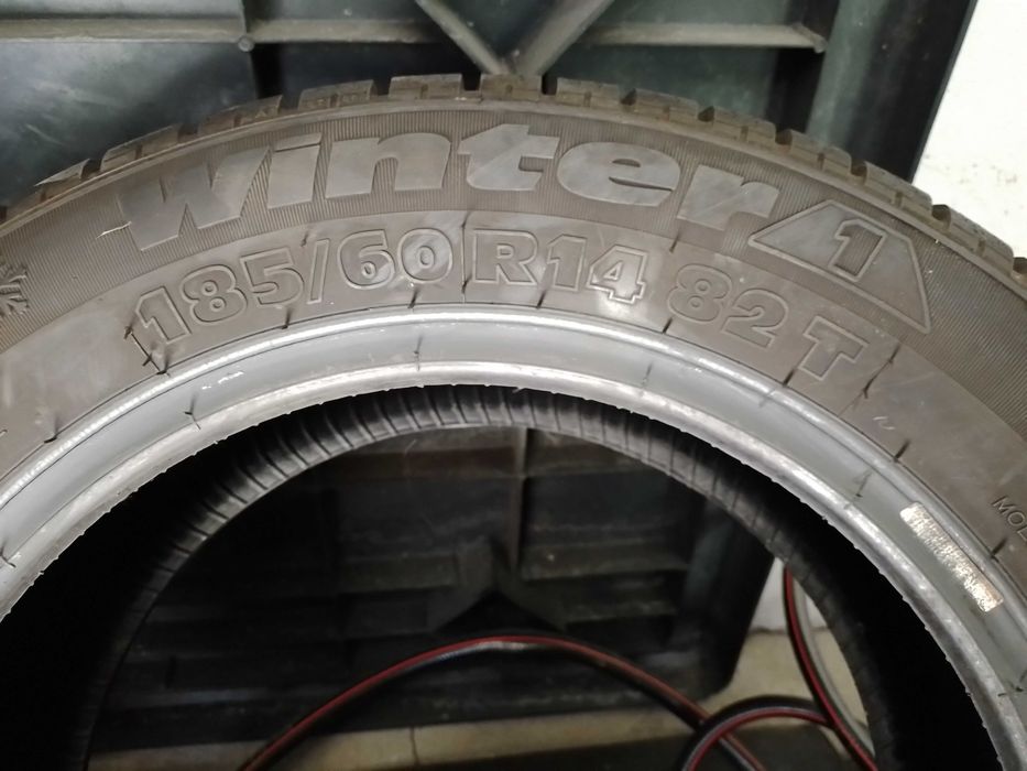 4 бр. зимни гуми 180/60/r14 82 TIGAR на 100 км.