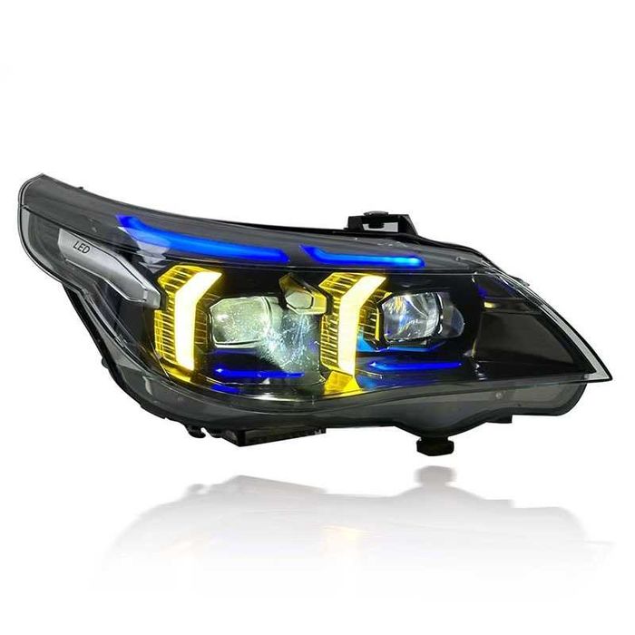 Faruri Full LED BMW Seria 5 E60 E61 DRL Alb/Galben Plug&Play GARANTIE
