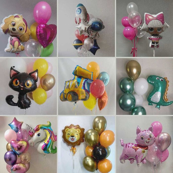 Балони с Хелий, Доставка на Букети от Балони с Хелий, Цифри с Хелий