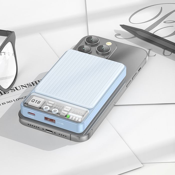 Hoco Q18 Tourer 2in1 Magnetic Power Bank 10000mAh 22.5W iPhone 15