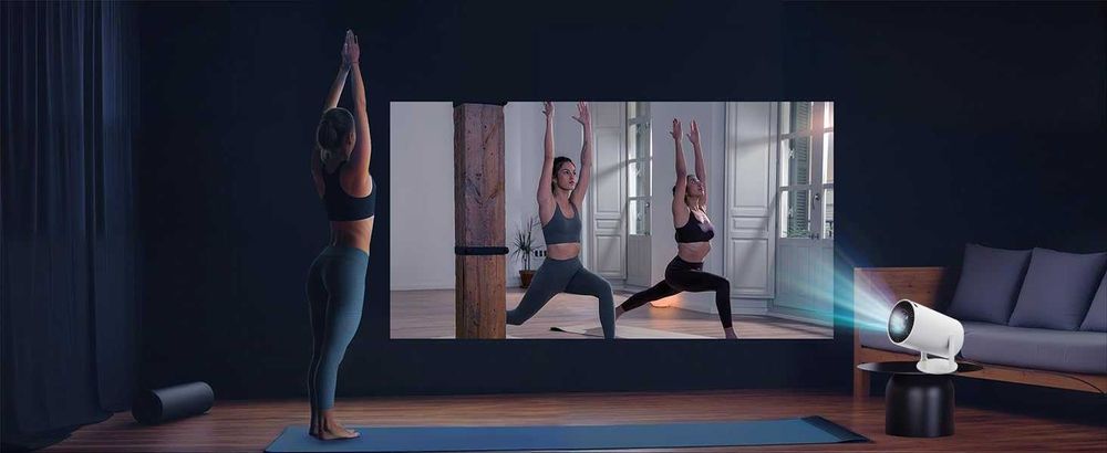 Проектор  Домашно кино 4K/до 130инча/120ANSI лумена/високоговорител