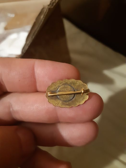 Царска значка "Св. Св. Кирил и Методий" с емайл от царско време