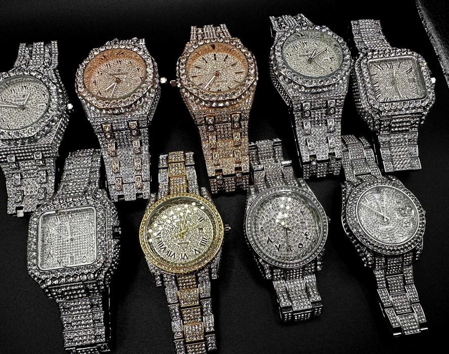 Диамантени часовници Cartier , Rolex , AP iced out