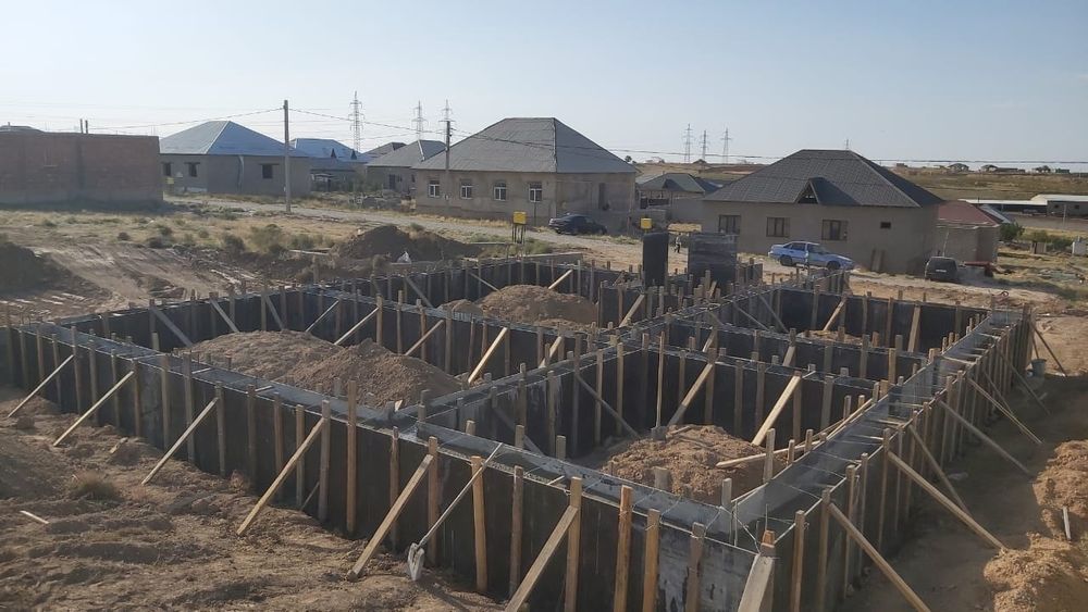 Фундамент құямыз.