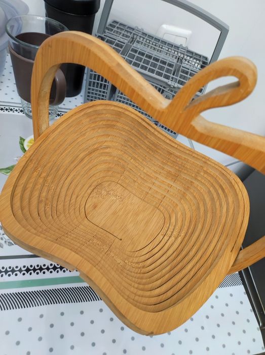 Деревянная корзина для фруктов