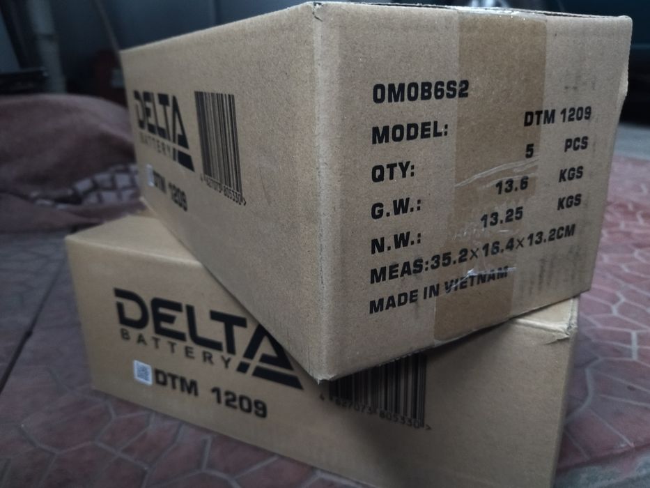 Аккумулятор DELTA 12V9AH/12V4.5AH