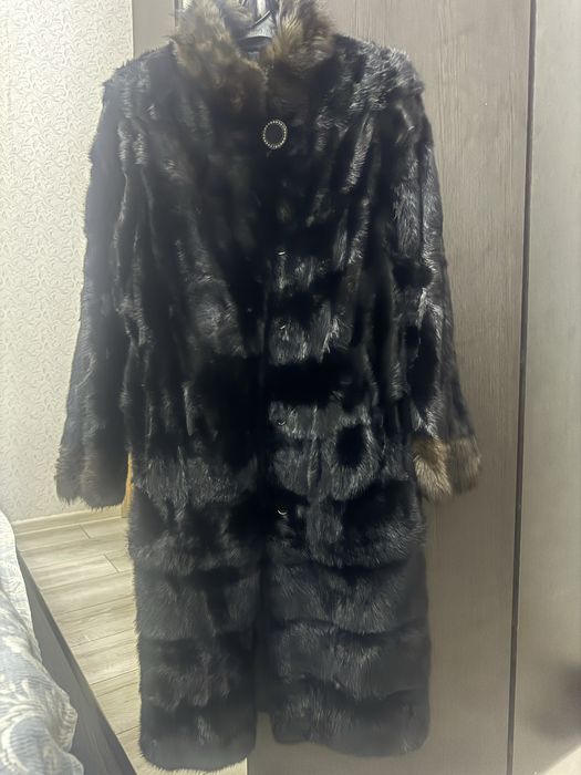 Женская норка шуба