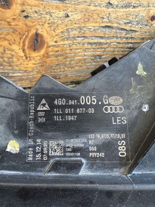 Ляв фар биксенон Audi A6 4G facelift C7.5 ауди а6 4г 4G0941005G