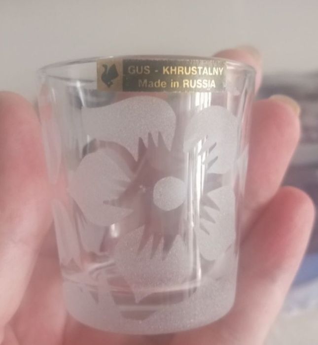 НОВЫЙ , РАРИТЕТНЫЙ ЭКСПОРТНЫЙ, хрустальный комплект 13 ед. цена 55у е